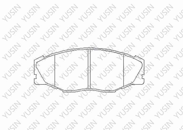 Brake pad for Toyota MS132/JZS