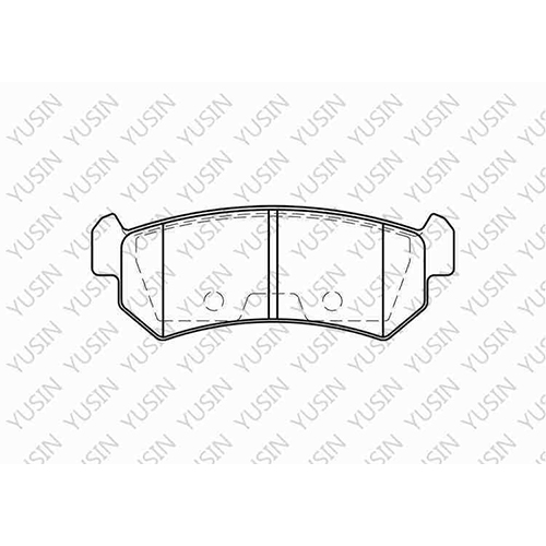D1036 Rear Brake Pad