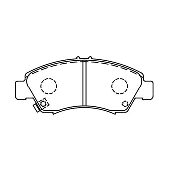 D1643 Front Brake Pad
