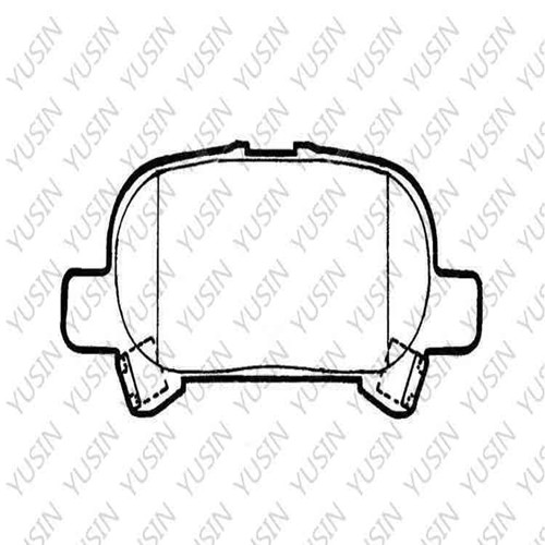 D828 Rear Brake Pad