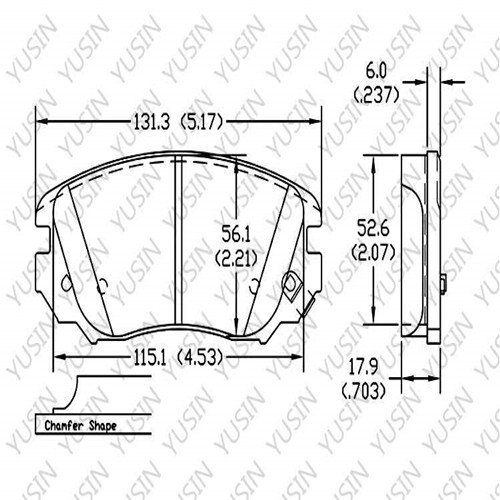 D924 Front Brake Pad