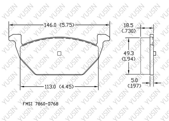 GDB1987 Front Brake Pad