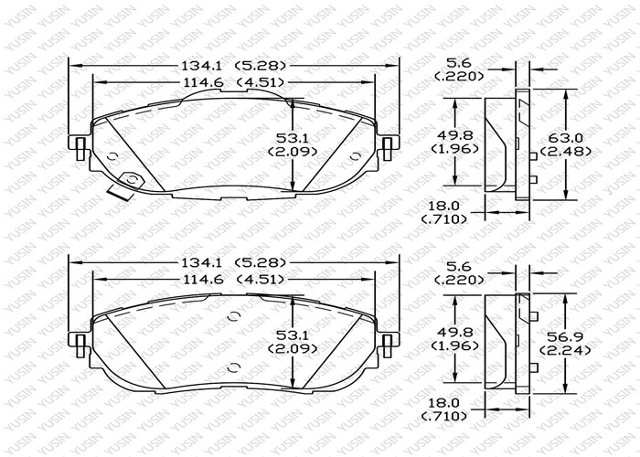 GDB3598 Front Brake Pad