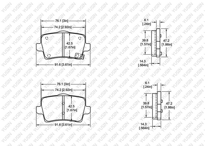 GDB7917 Rear Brake Pad